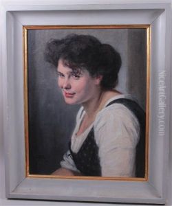 Frauenportrait by Ernst Stoehr