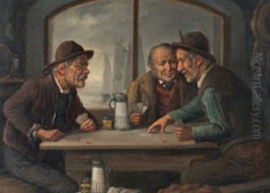 Manner Beim Kartenspiel