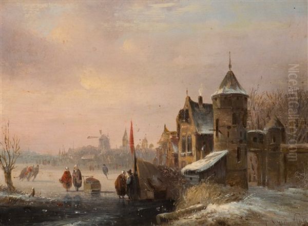 Dutch Entertainment On The Ice With Skaters And Koek-en-zopie - view 1