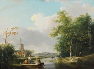 Boat With Fisherman