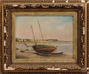 Beached Sailboat