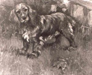The Spaniel `golden Sparklet' by George Vernon Stokes