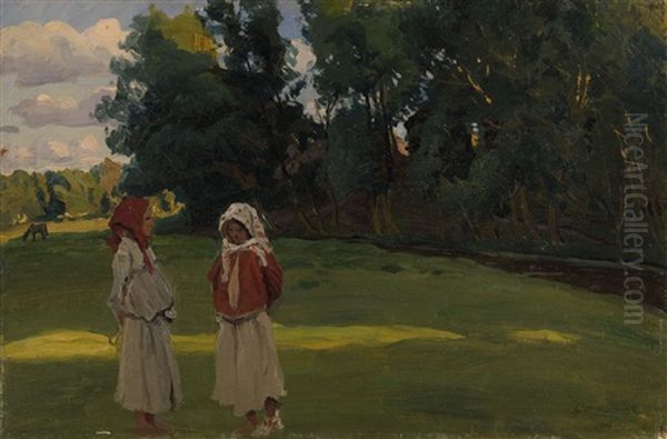 Girls In A Field - view 1