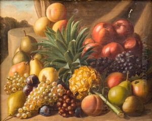 Fruchtestillleben by Leopold von Stoll