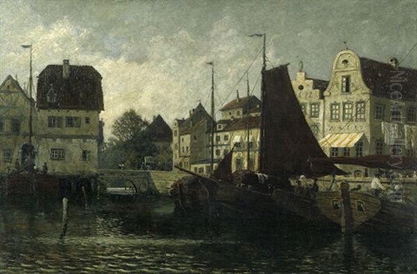 Ansicht Einer Hafenstadt - view 1