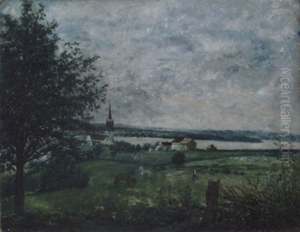 Nes Kirke Mot Helgoya - view 1