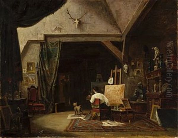 Selvportrett I Atelieret - view 1