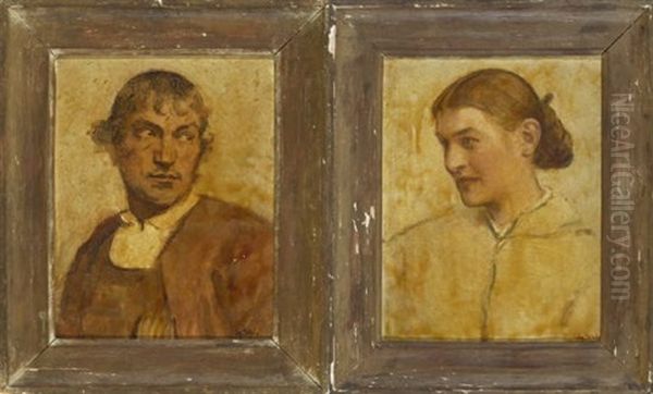 Herrenportrait (+ Damenportrait; 2 Works) - view 1