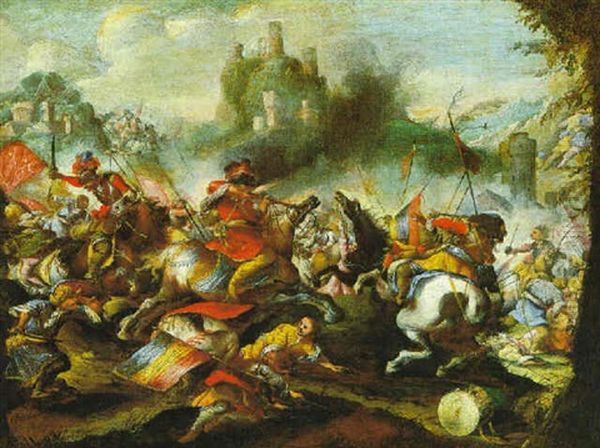 Scena Di Battaglia Tra Cristiani E Turchi - view 1