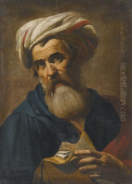 Study Of A Man In A Turban - view 1