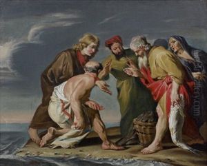 La Drachme De Saint Pierre by Mathaeus Stomer the Younger