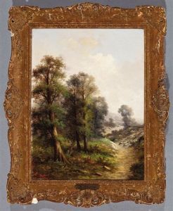 Pair Of Verdant Landscapes by Ada Stone