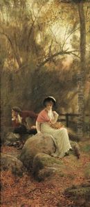 A Lovers Spat by Marcus Stone