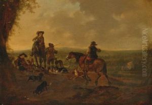 Horsemen In A Landscape