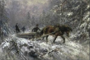 Timmersl,p I Vinterskog Timmersl,p I Vinterskog