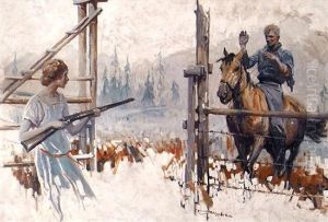 Krakor Pa Gardsgard by Herbert Morton Stoops