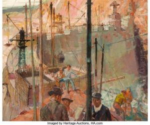 Construction Of The Hoover Dam by Herbert Morton Stoops