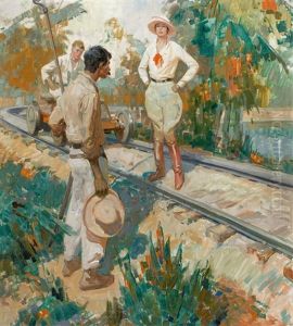 Stopped On The Tracks, Story Illustration