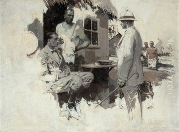 The Conversation, Story Illustration - view 1