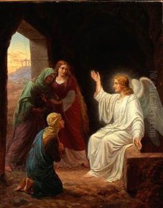 Jesus Appears To The Women At The Tomb by Frederik Ludwig Storch