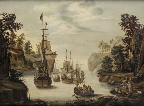 'marine Hollandaise Dans Un Fjord' - view 1