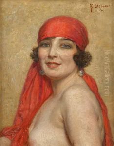 Jeune Fille Au Turban by Georges Brasseur