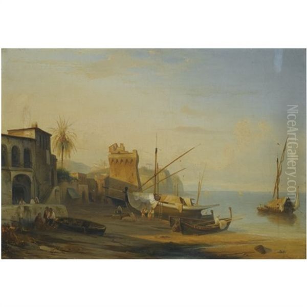 A View Of The Beach At Vietri On The Amalfi Coast - view 1