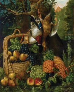 Still Life With Fruit And Game by Charles Storer