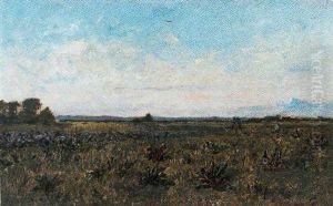 Aan Het Werk Op Het Veld by Carel Nicolaas Storm van 's-Gravensande