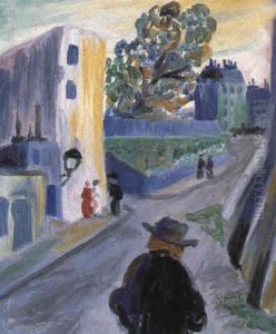 Montmartre, Paris 1910 by Robert Storm-Petersen