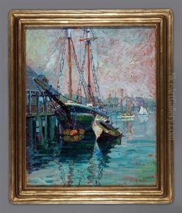 Boats In The Harbor by Frances Hudson Storrs