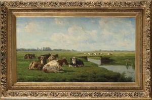 Vaches Au Pre by Pieter Stortenbeker
