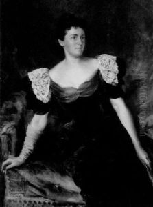Portrait Of Emily F. Lawrence by Julian Russel Story