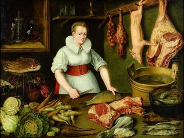 Scene De Garde-manger Avec Une Jeune Suivante - view 1