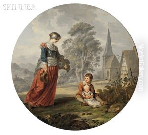 Genre Scenes: A Family Outing And After The Sermon (2 Works)