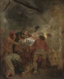 Sailors On The Gun Deck by Thomas Stothard