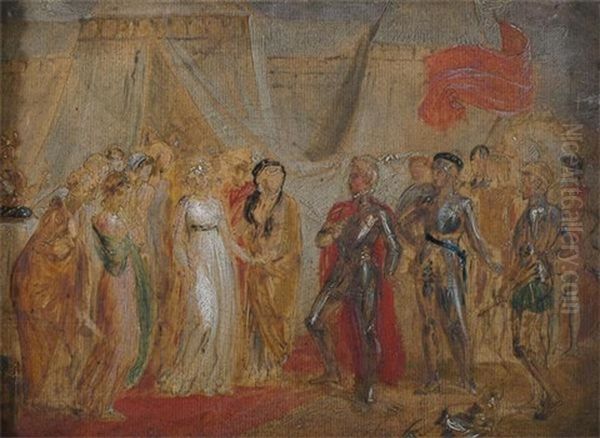 Princess Catherine Of France Being Presented To Henry V Of England - view 1