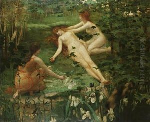 Diana, Twilight And Dawn by William Stott Of Oldham