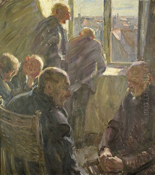 Altmannerhaus (+ Madchen Mit Blumen, Verso) - view 1