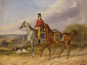 Horseman With Two Horses by Otto Stotz