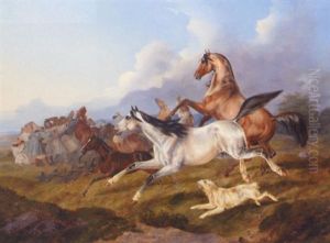 Catching The Horses by Otto Stotz