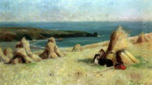 Coastal View At Harvest Time Coastal View At Harvest Time