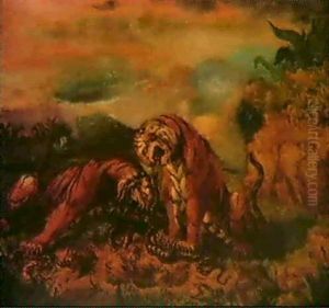 Tigres Et Serpents by Jose de Strada