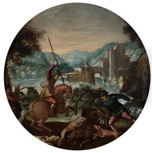 Scene De Chasse Au Sanglier Scene De Chasse Au Sanglier