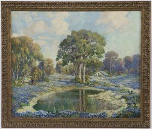 Untitled - Bluebonnets by Franz Strahalm