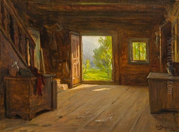 Interieur Mit Blick Ins Grune - view 1