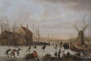 Rejouissances Hivernales by Anthonie van Stralen