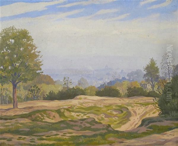 London From Hampstead Heath - view 1