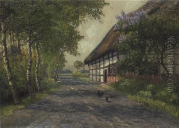Niedersachsisches Bauernhaus Im Mai - view 1