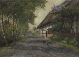 Niedersachsisches Bauernhaus Im Mai Niedersachsisches Bauernhaus Im Mai